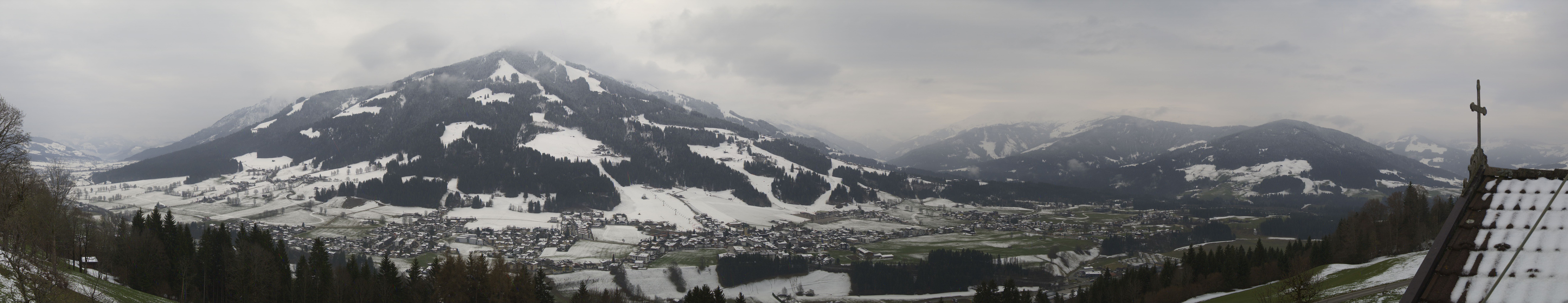 Archiv Foto Webcam Dorfkamera über Westendorf am Wilden Kaiser