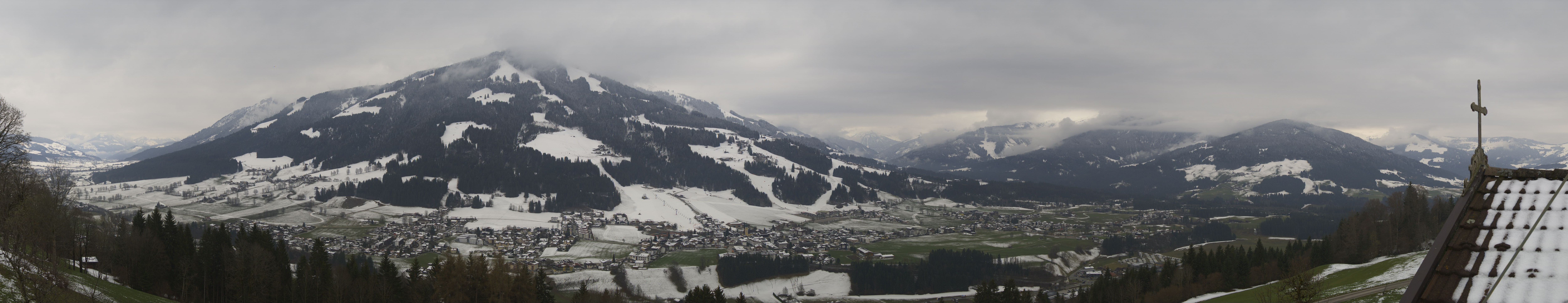 Archiv Foto Webcam Dorfkamera über Westendorf am Wilden Kaiser