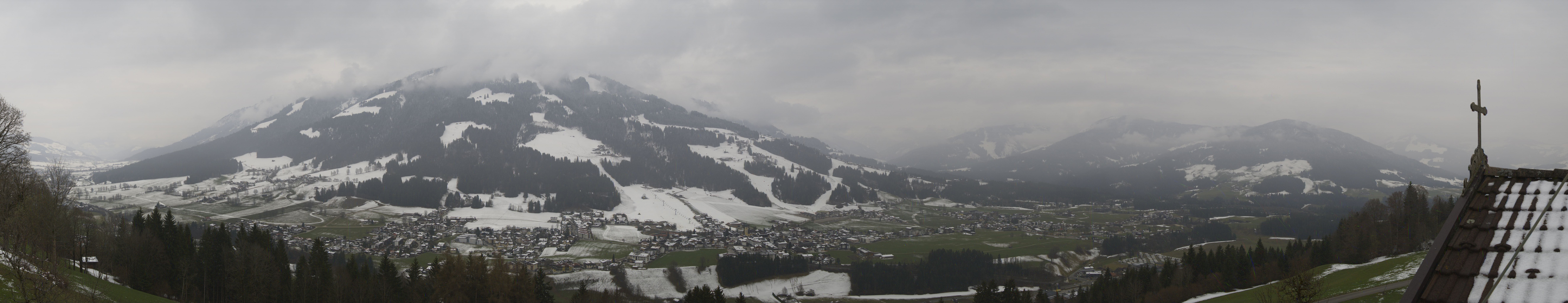 Archiv Foto Webcam Dorfkamera über Westendorf am Wilden Kaiser