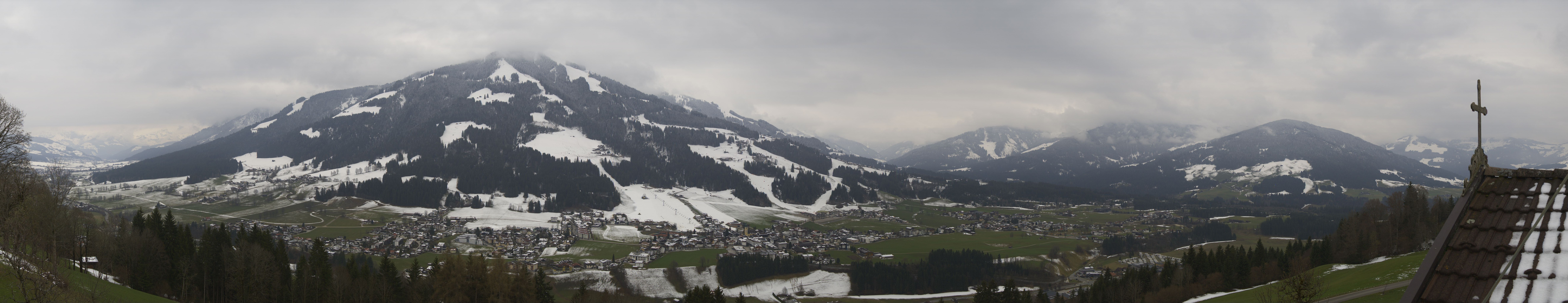 Archiv Foto Webcam Dorfkamera über Westendorf am Wilden Kaiser
