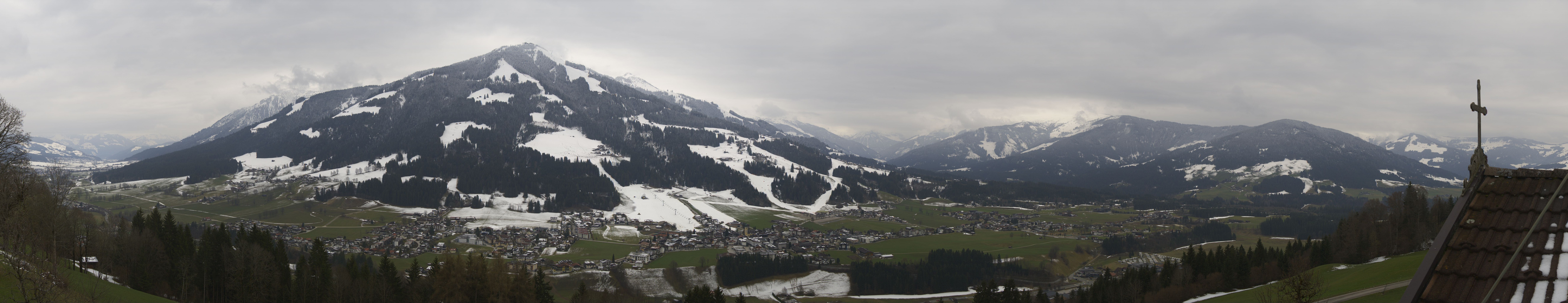 Archiv Foto Webcam Dorfkamera über Westendorf am Wilden Kaiser