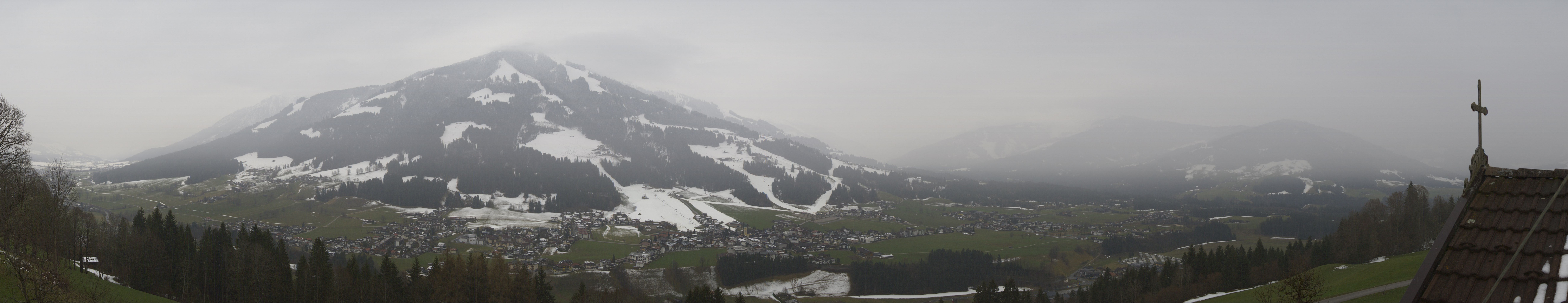Archiv Foto Webcam Dorfkamera über Westendorf am Wilden Kaiser