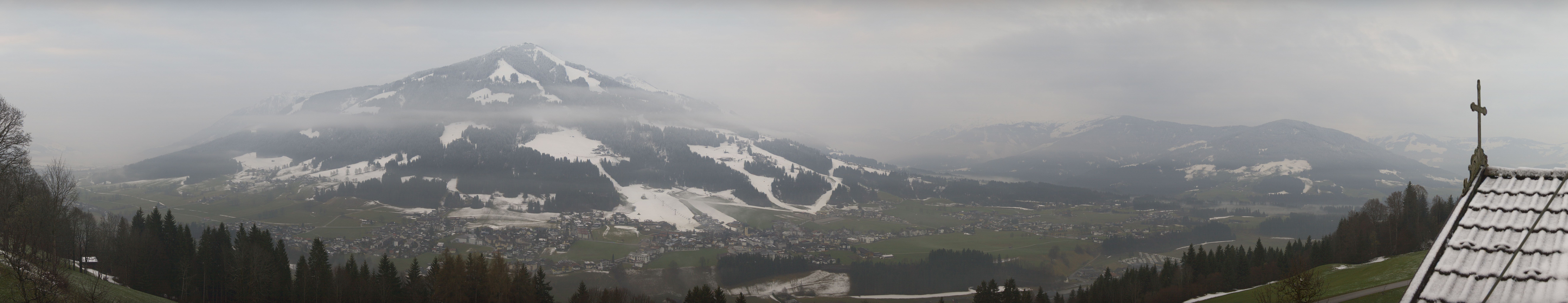 Archiv Foto Webcam Dorfkamera über Westendorf am Wilden Kaiser