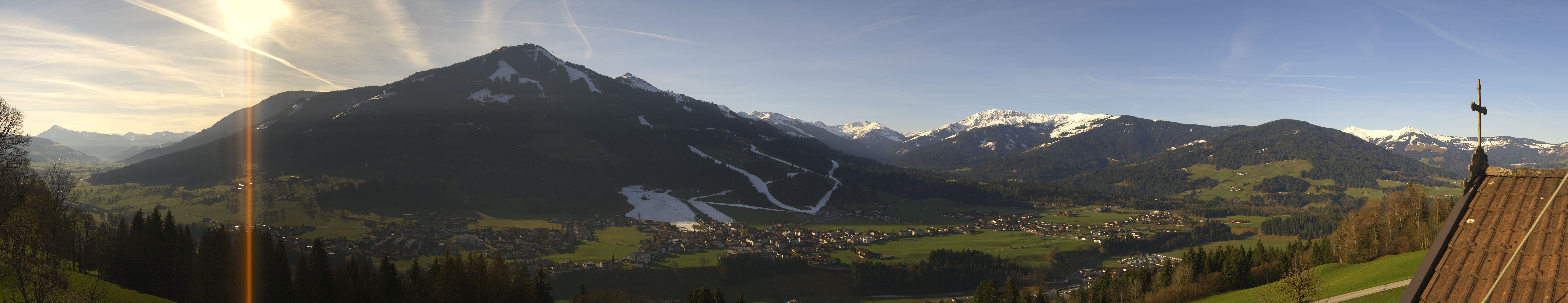 Archiv Foto Webcam Dorfkamera über Westendorf am Wilden Kaiser