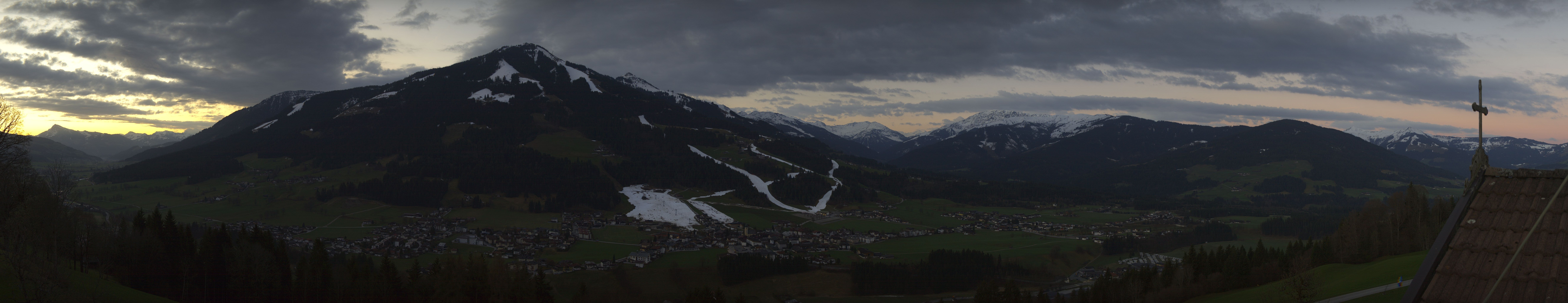 Archiv Foto Webcam Dorfkamera über Westendorf am Wilden Kaiser