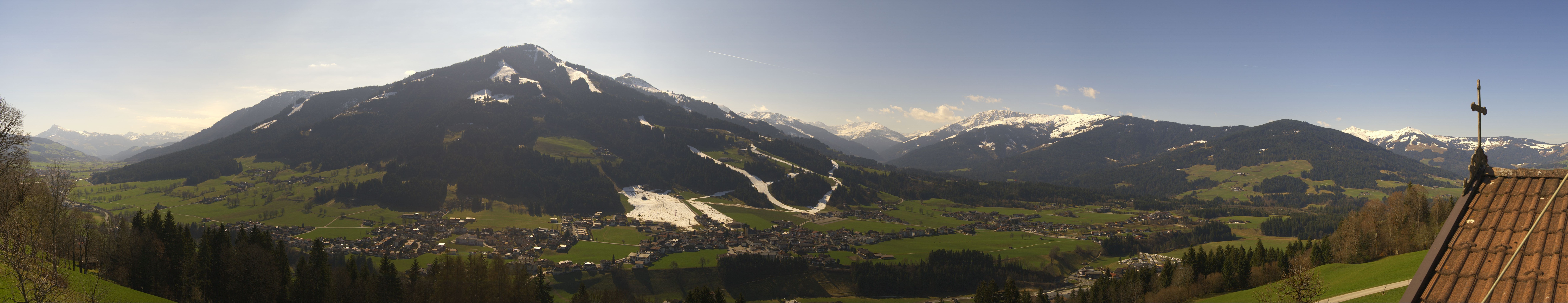 Archiv Foto Webcam Dorfkamera über Westendorf am Wilden Kaiser