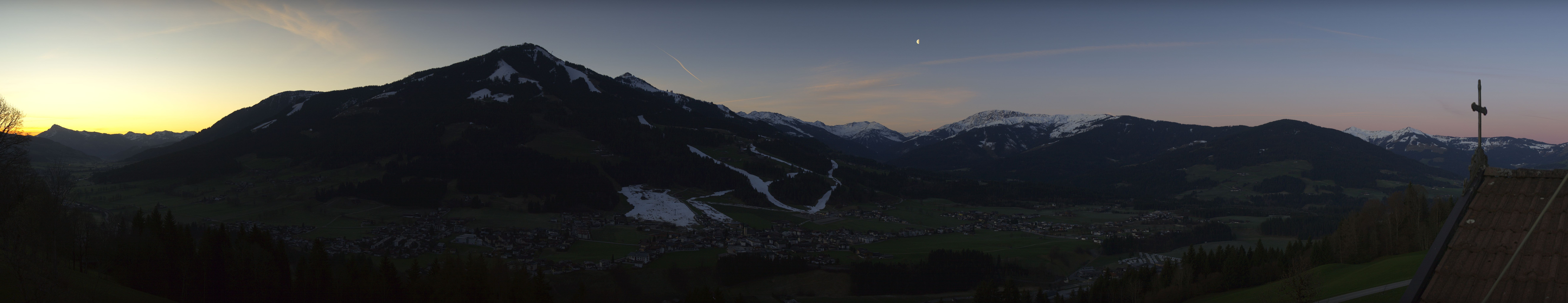 Archiv Foto Webcam Dorfkamera über Westendorf am Wilden Kaiser