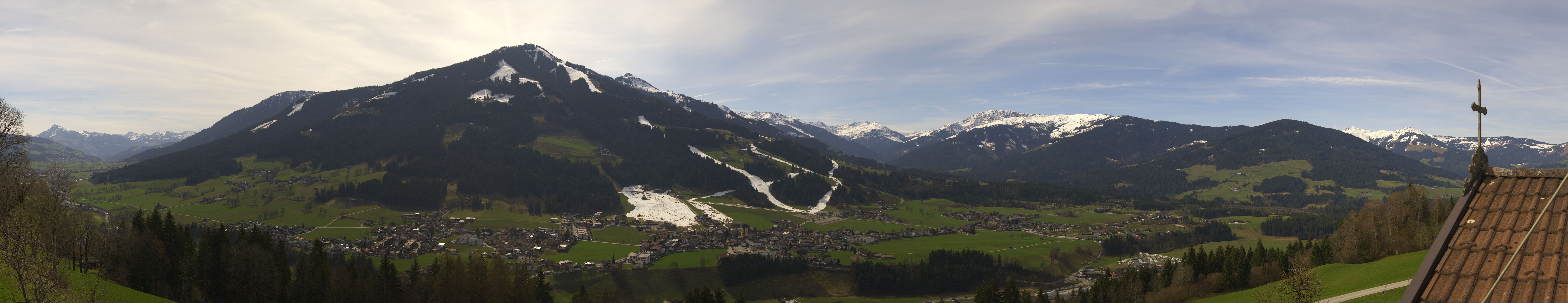 Archiv Foto Webcam Dorfkamera über Westendorf am Wilden Kaiser