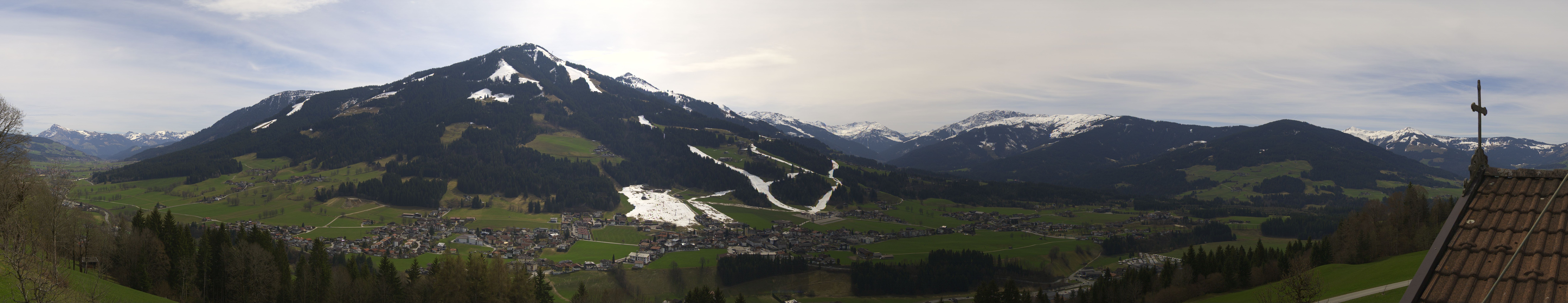 Archiv Foto Webcam Dorfkamera über Westendorf am Wilden Kaiser