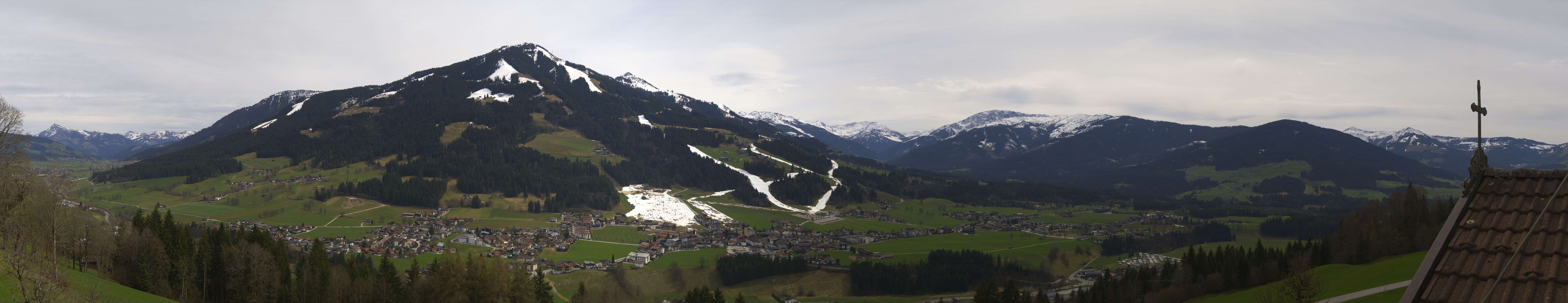 Archiv Foto Webcam Dorfkamera über Westendorf am Wilden Kaiser