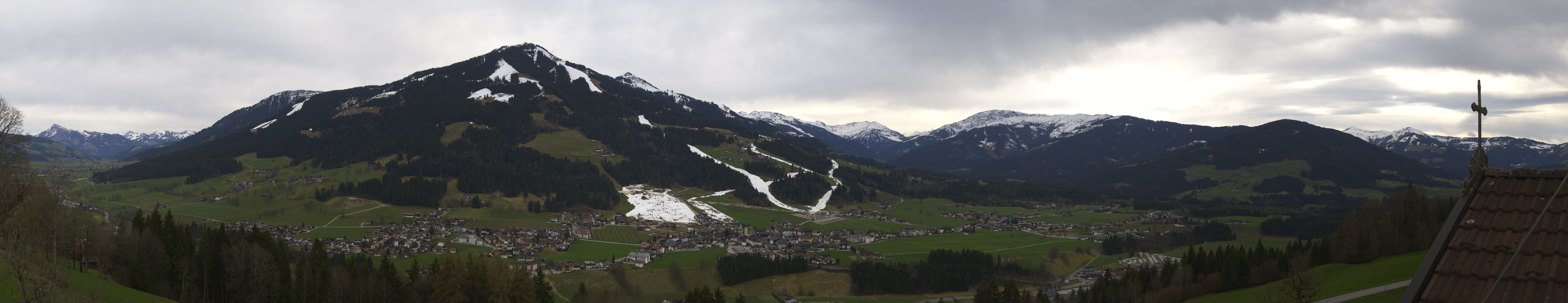 Archiv Foto Webcam Dorfkamera über Westendorf am Wilden Kaiser