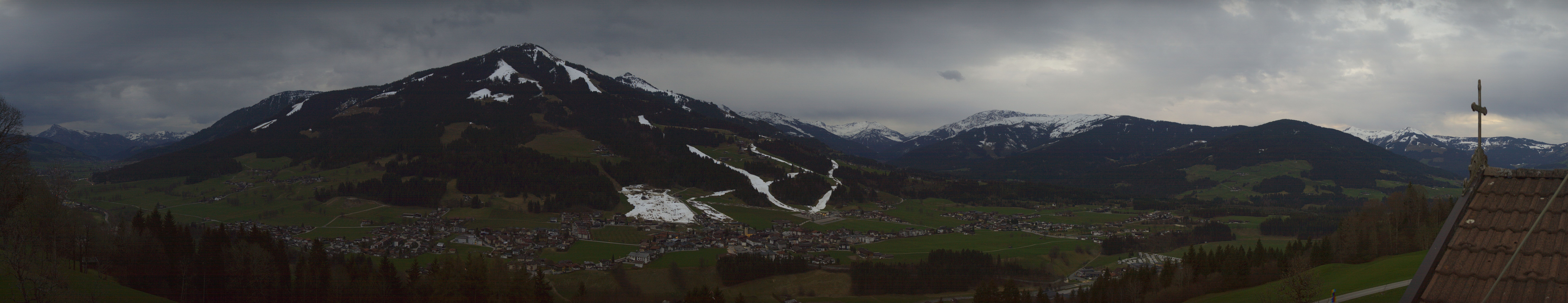 Archiv Foto Webcam Dorfkamera über Westendorf am Wilden Kaiser