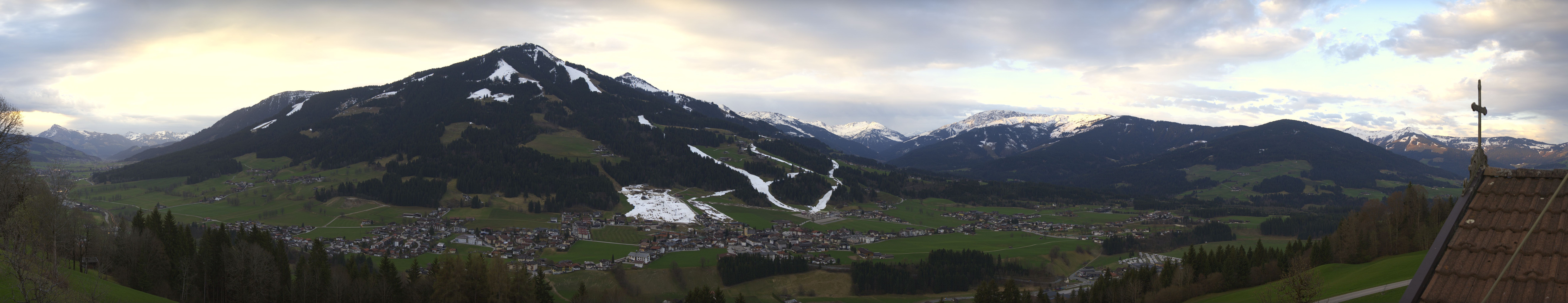 Archiv Foto Webcam Dorfkamera über Westendorf am Wilden Kaiser