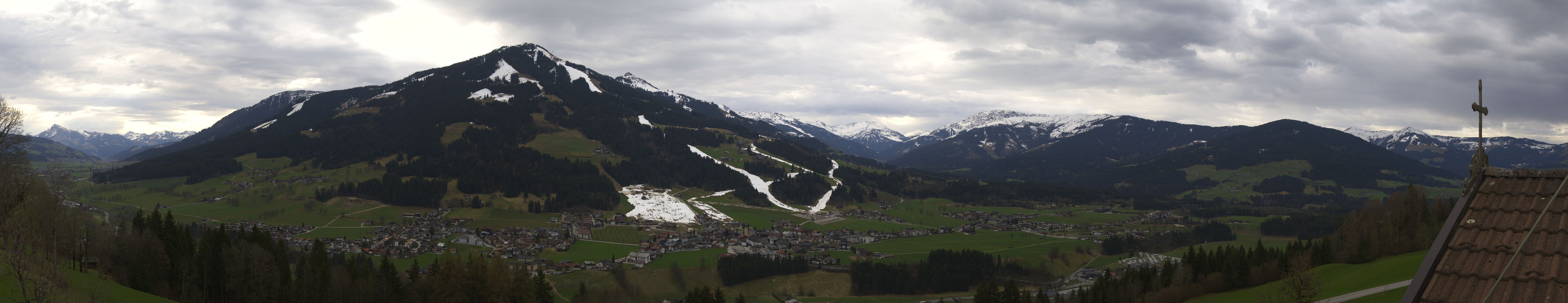 Archiv Foto Webcam Dorfkamera über Westendorf am Wilden Kaiser