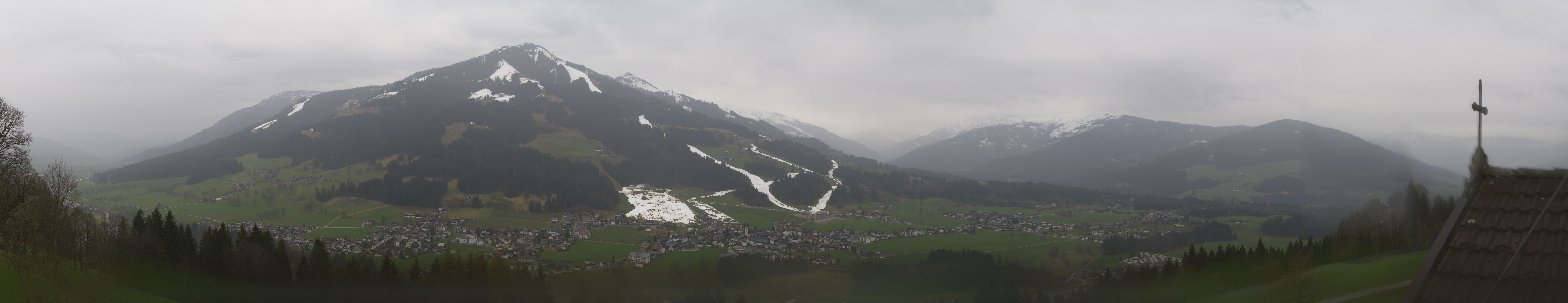 Archiv Foto Webcam Dorfkamera über Westendorf am Wilden Kaiser