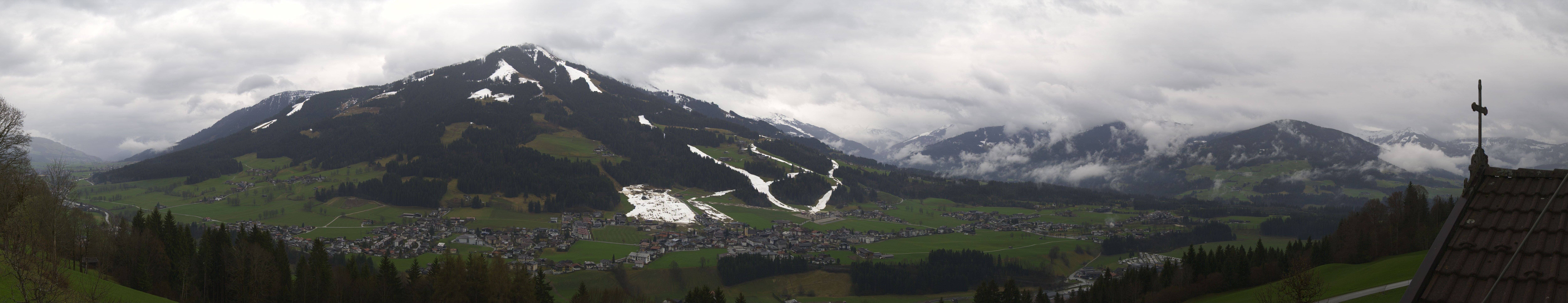 Archiv Foto Webcam Dorfkamera über Westendorf am Wilden Kaiser