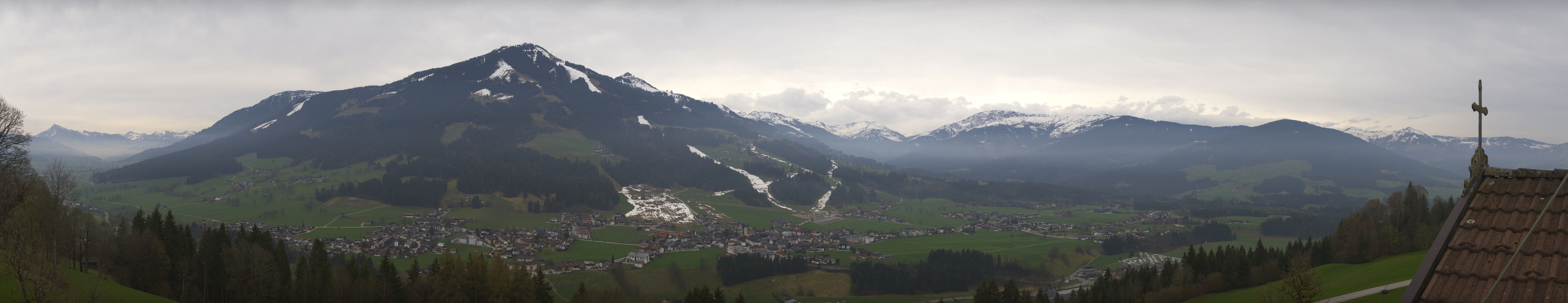 Archiv Foto Webcam Dorfkamera über Westendorf am Wilden Kaiser