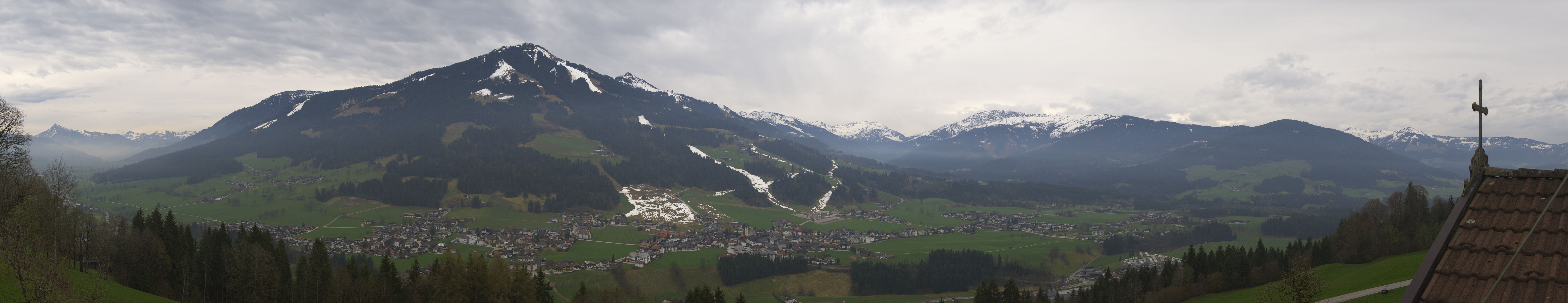 Archiv Foto Webcam Dorfkamera über Westendorf am Wilden Kaiser