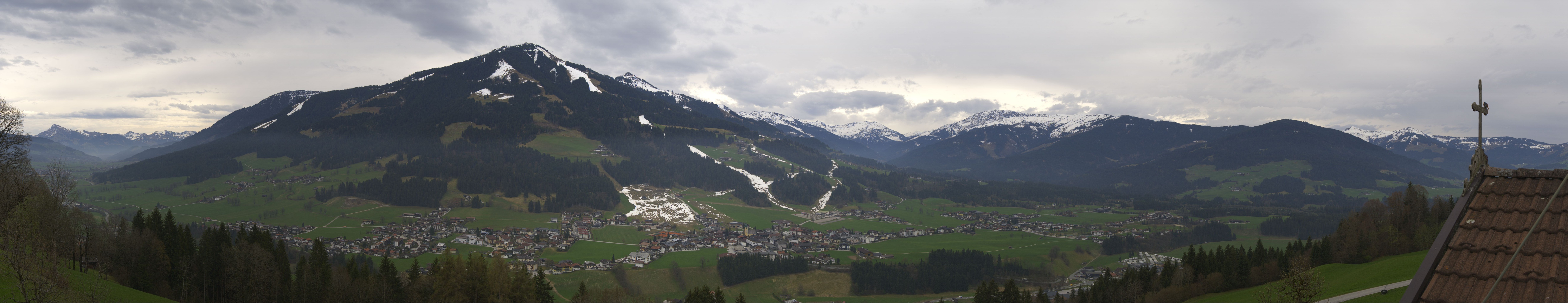 Archiv Foto Webcam Dorfkamera über Westendorf am Wilden Kaiser