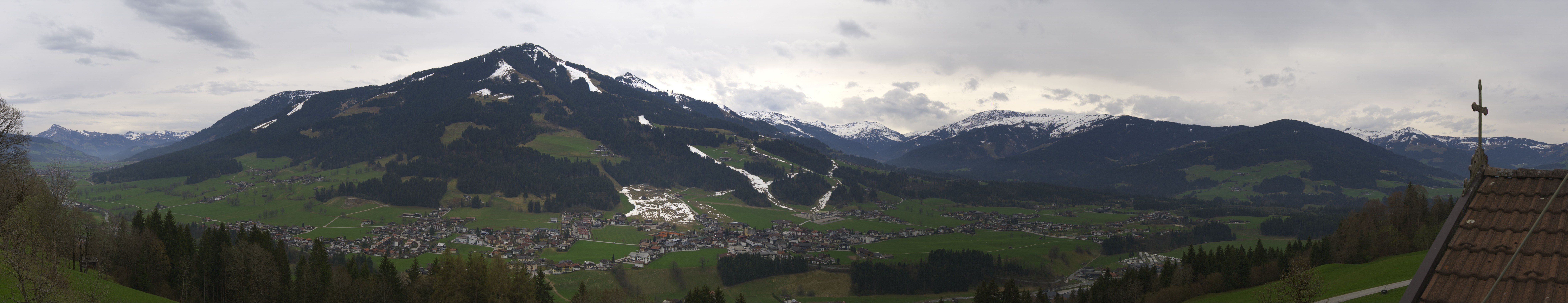 Archiv Foto Webcam Dorfkamera über Westendorf am Wilden Kaiser