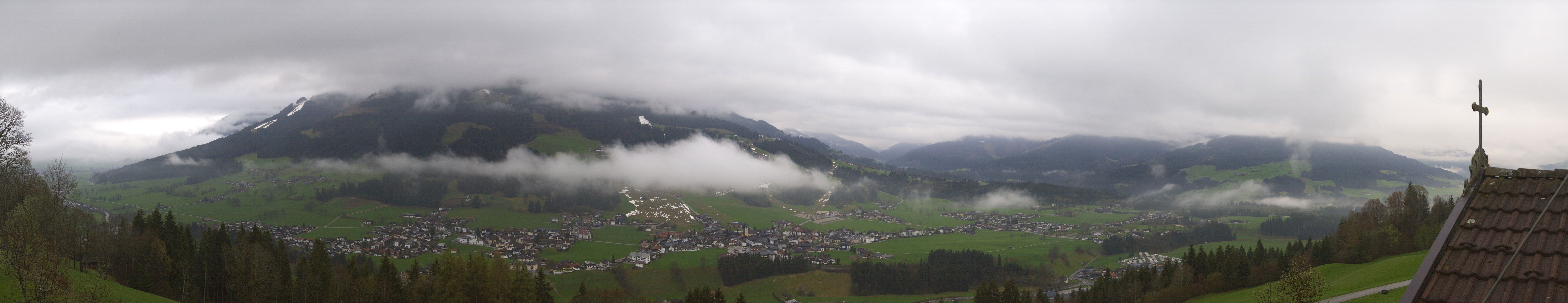 Archiv Foto Webcam Dorfkamera über Westendorf am Wilden Kaiser