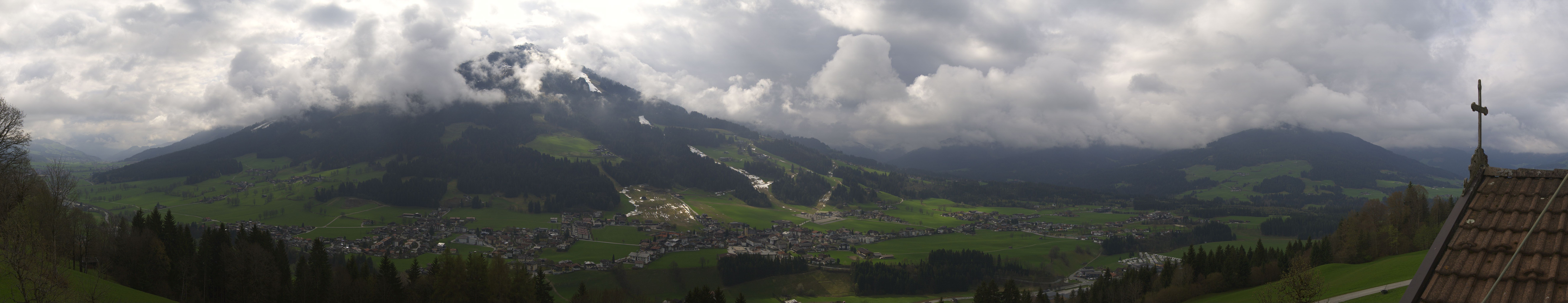 Archiv Foto Webcam Dorfkamera über Westendorf am Wilden Kaiser