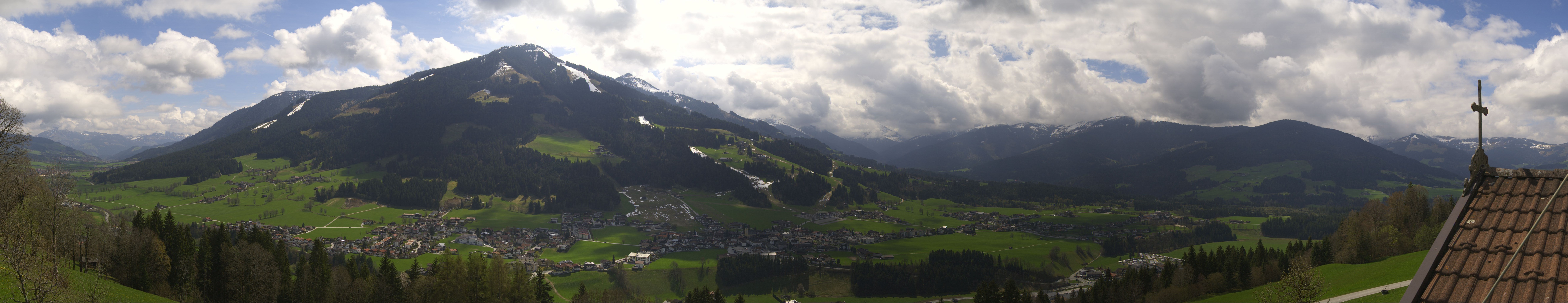 Archiv Foto Webcam Dorfkamera über Westendorf am Wilden Kaiser