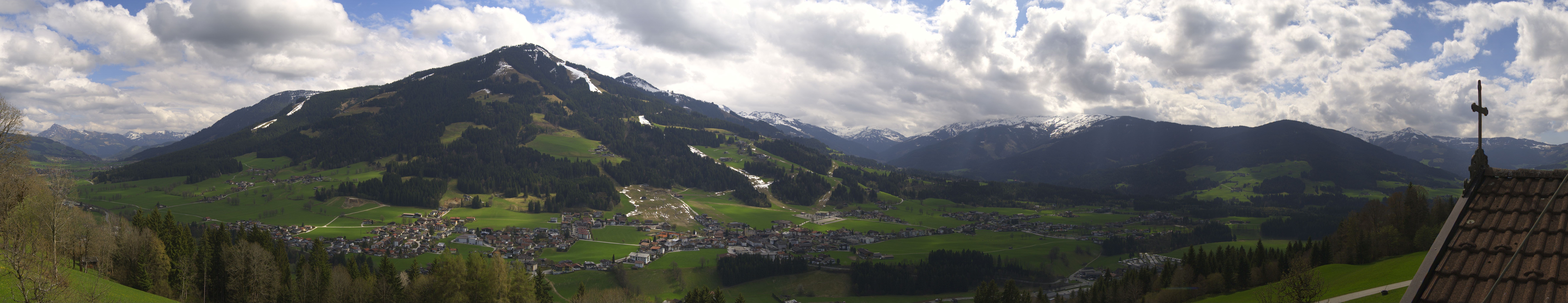 Archiv Foto Webcam Dorfkamera über Westendorf am Wilden Kaiser