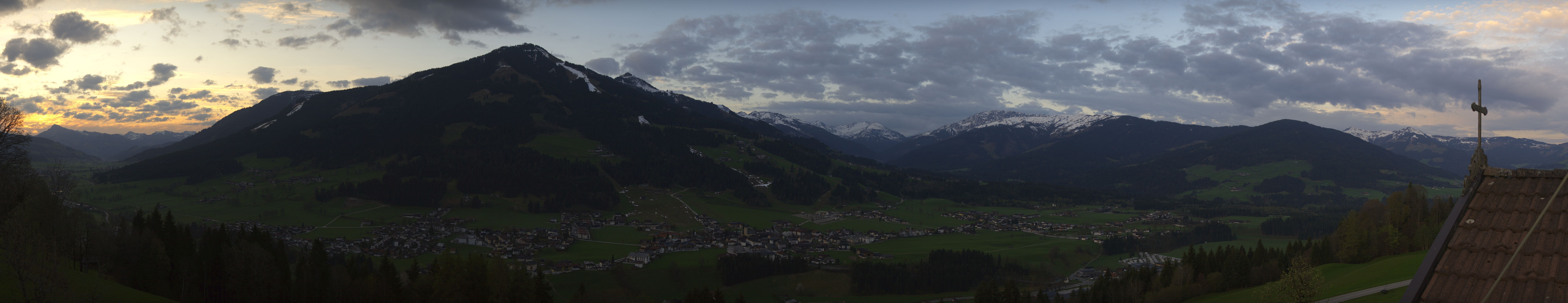 Archiv Foto Webcam Dorfkamera über Westendorf am Wilden Kaiser