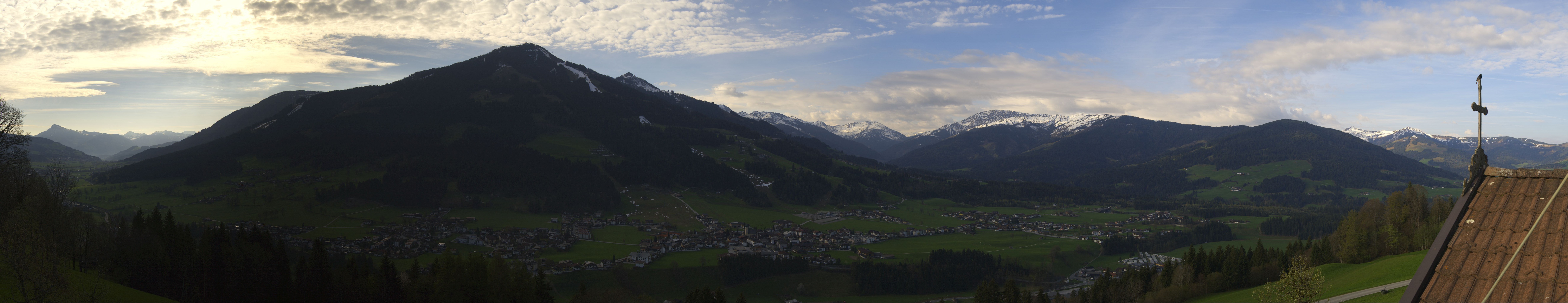 Archiv Foto Webcam Dorfkamera über Westendorf am Wilden Kaiser