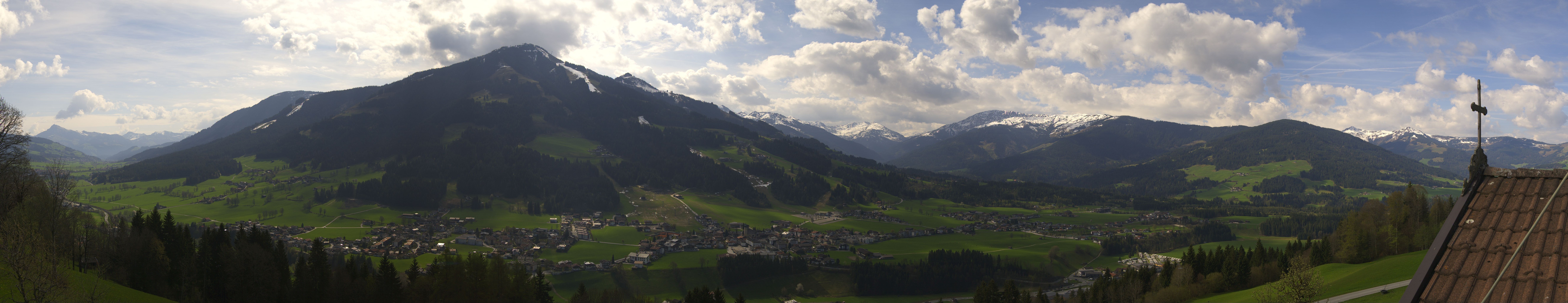 Archiv Foto Webcam Dorfkamera über Westendorf am Wilden Kaiser