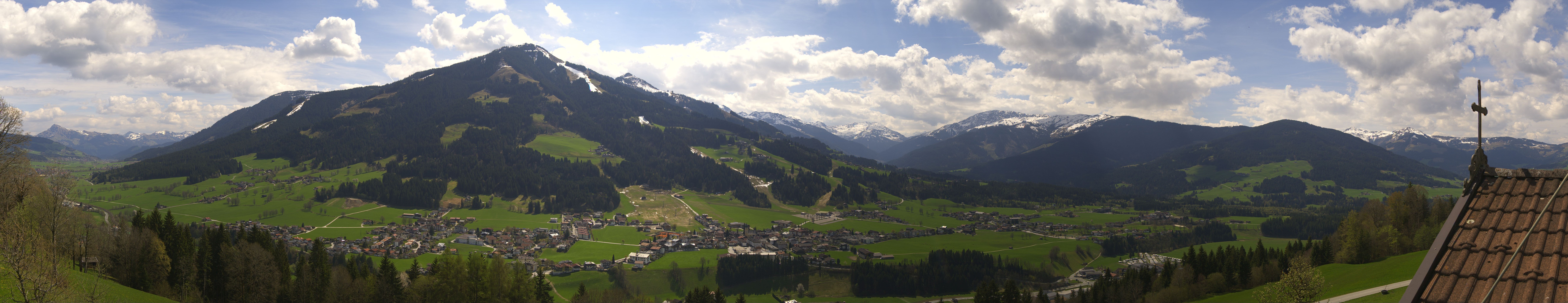 Archiv Foto Webcam Dorfkamera über Westendorf am Wilden Kaiser
