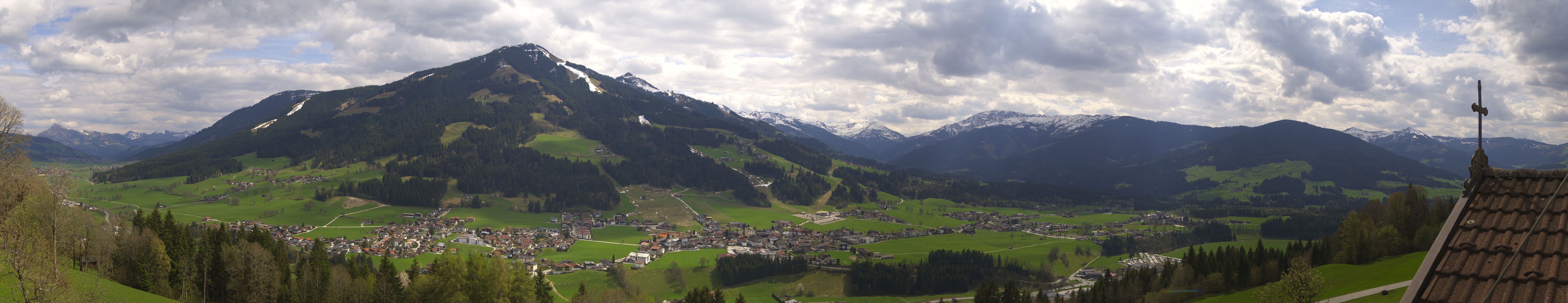 Archiv Foto Webcam Dorfkamera über Westendorf am Wilden Kaiser