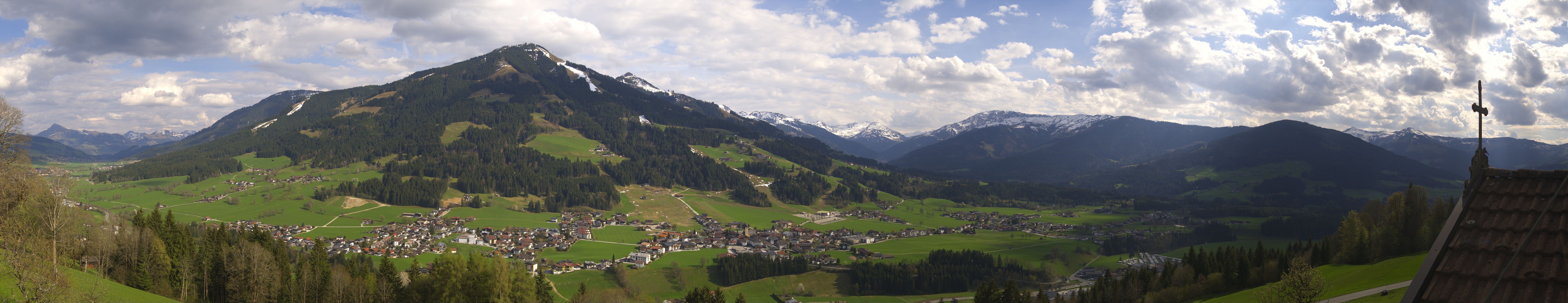 Archiv Foto Webcam Dorfkamera über Westendorf am Wilden Kaiser