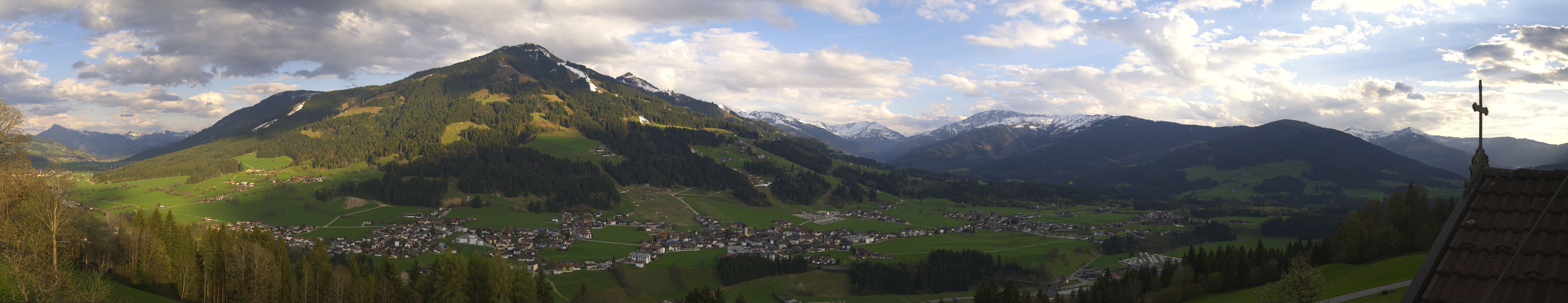 Archiv Foto Webcam Dorfkamera über Westendorf am Wilden Kaiser