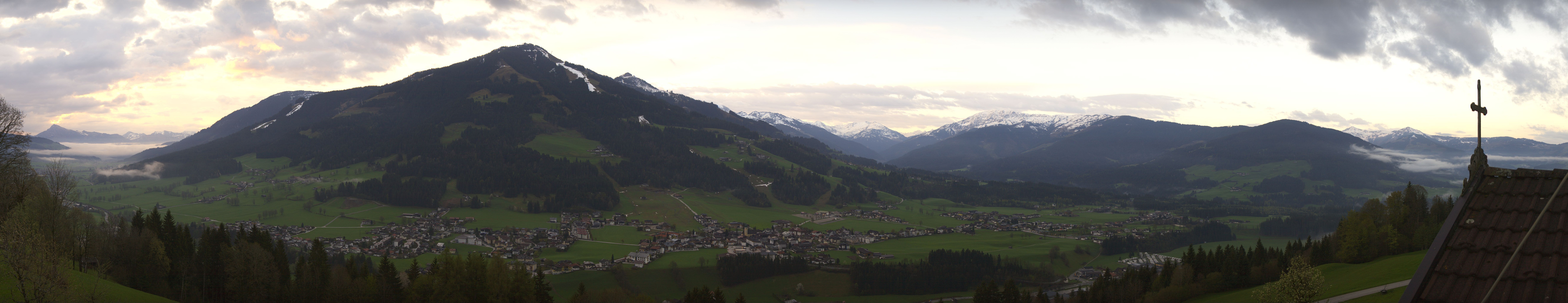 Archiv Foto Webcam Dorfkamera über Westendorf am Wilden Kaiser