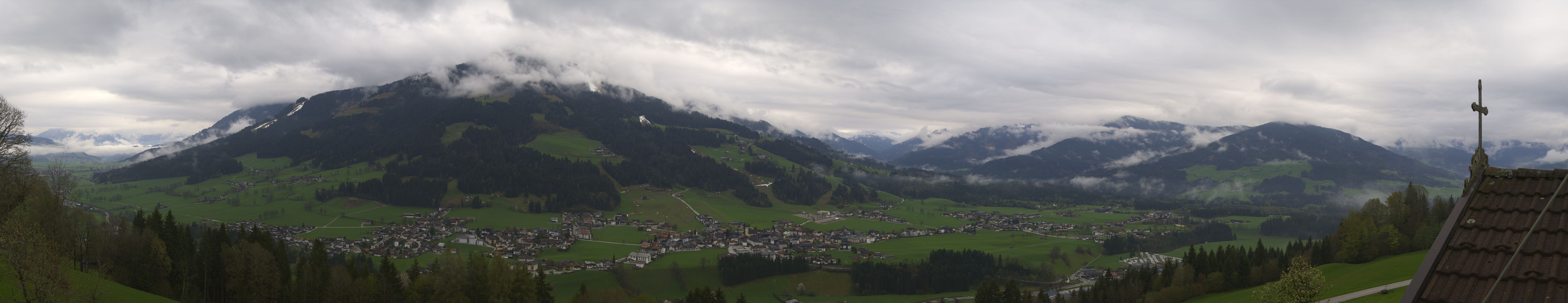Archiv Foto Webcam Dorfkamera über Westendorf am Wilden Kaiser