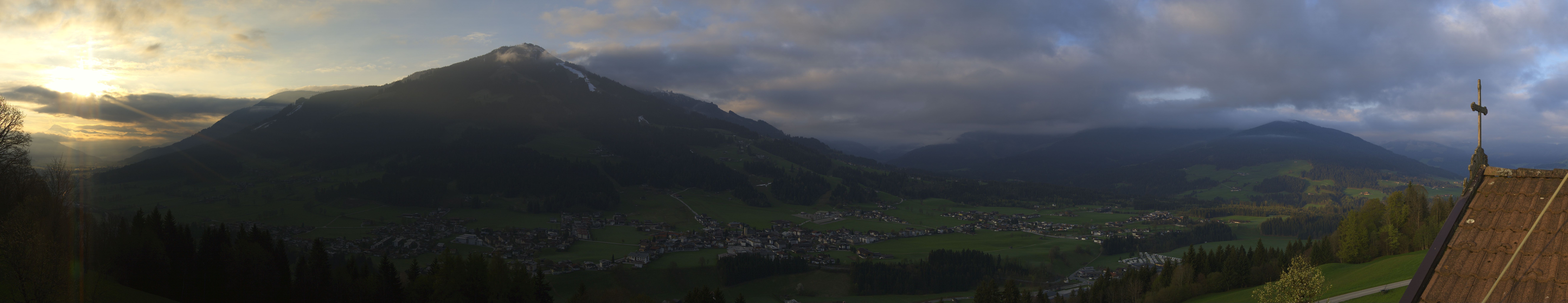 Archiv Foto Webcam Dorfkamera über Westendorf am Wilden Kaiser