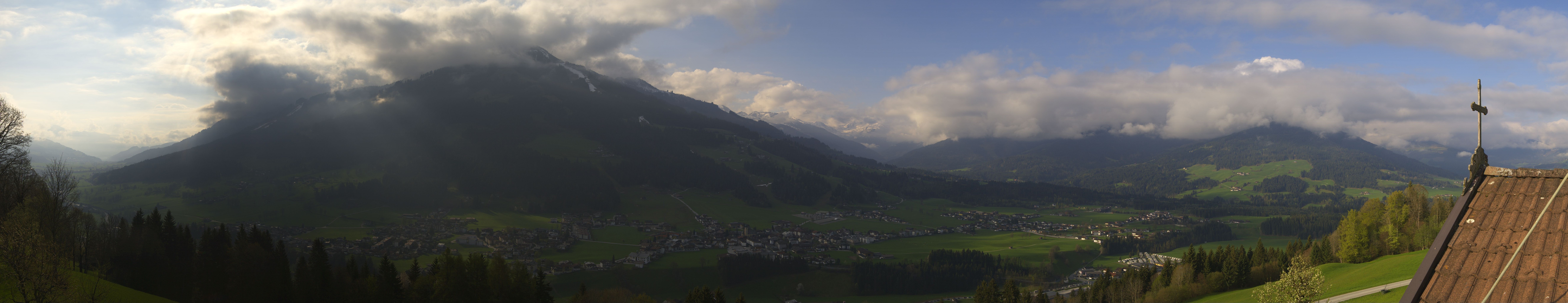 Archiv Foto Webcam Dorfkamera über Westendorf am Wilden Kaiser