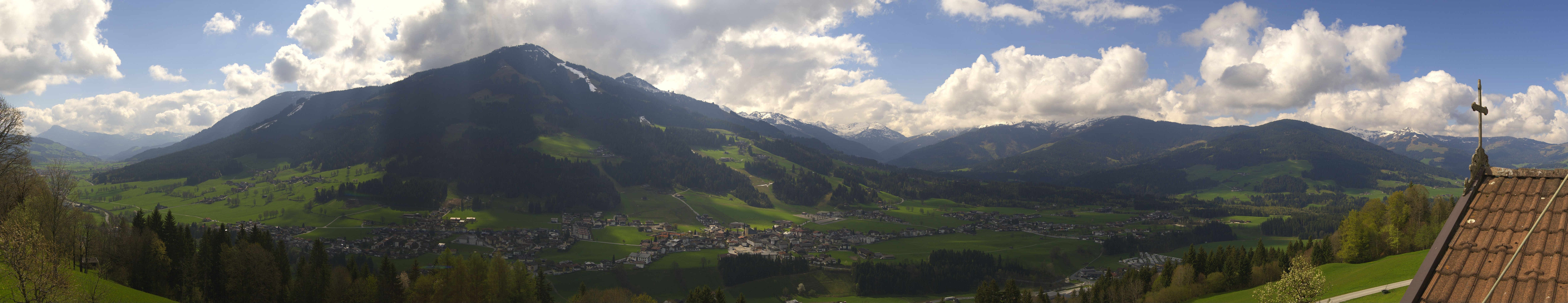 Archiv Foto Webcam Dorfkamera über Westendorf am Wilden Kaiser