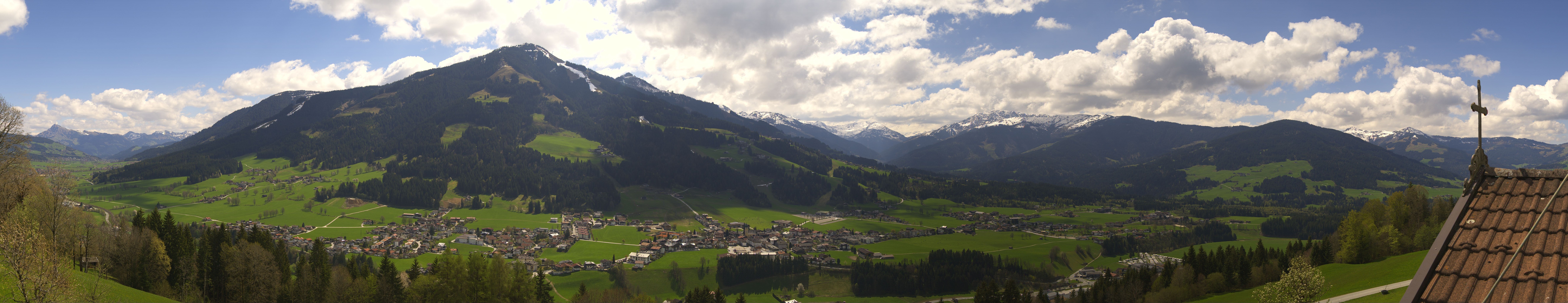 Archiv Foto Webcam Dorfkamera über Westendorf am Wilden Kaiser