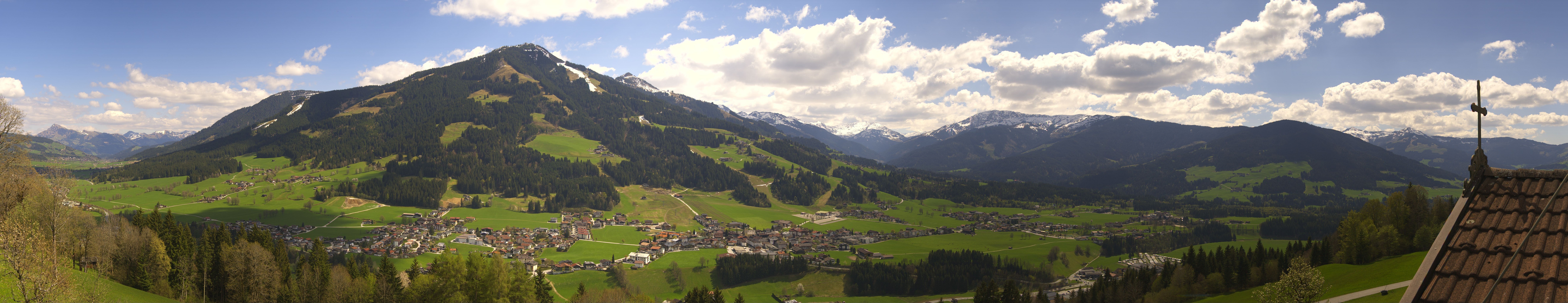 Archiv Foto Webcam Dorfkamera über Westendorf am Wilden Kaiser