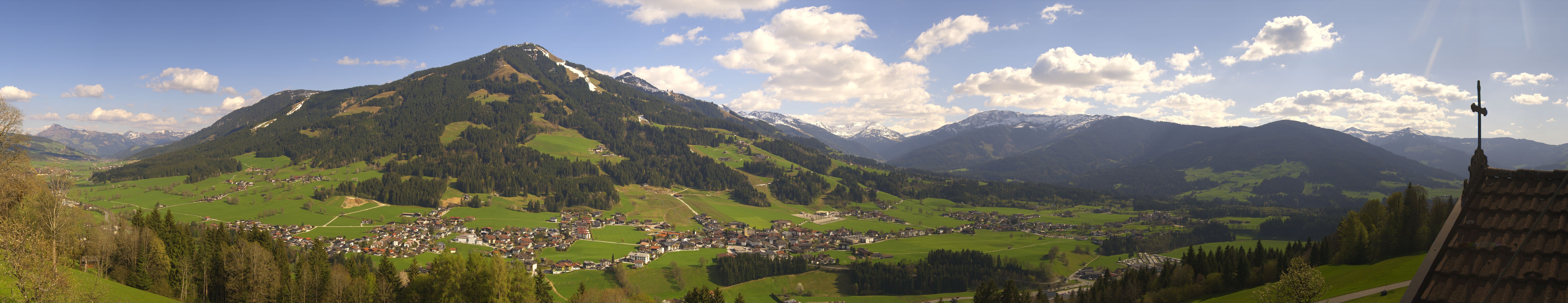 Archiv Foto Webcam Dorfkamera über Westendorf am Wilden Kaiser