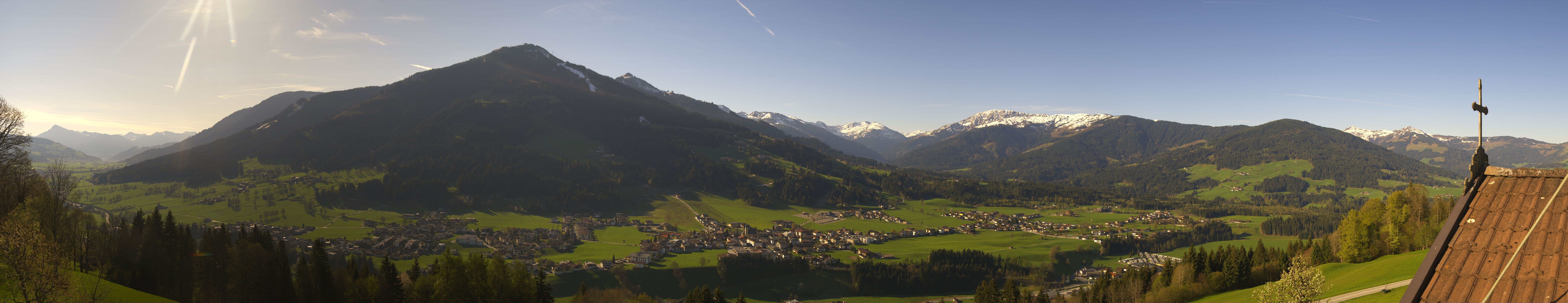 Archiv Foto Webcam Dorfkamera über Westendorf am Wilden Kaiser