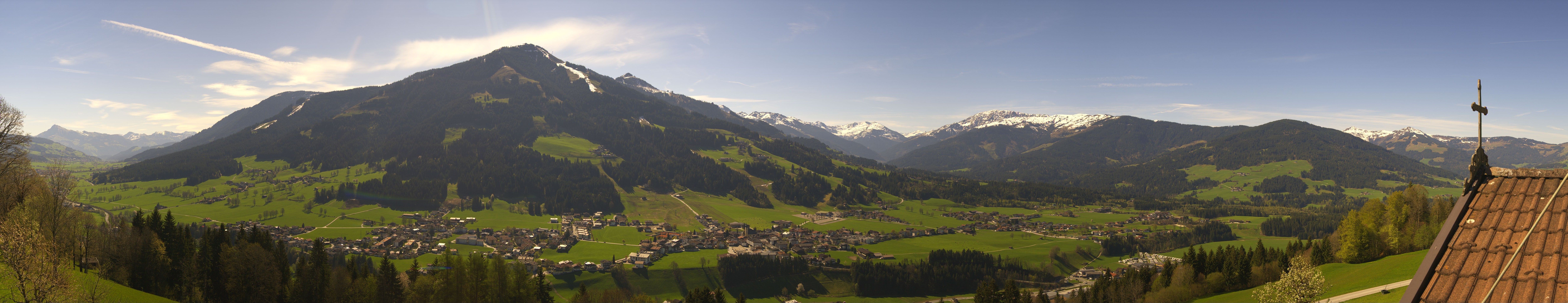 Archiv Foto Webcam Dorfkamera über Westendorf am Wilden Kaiser