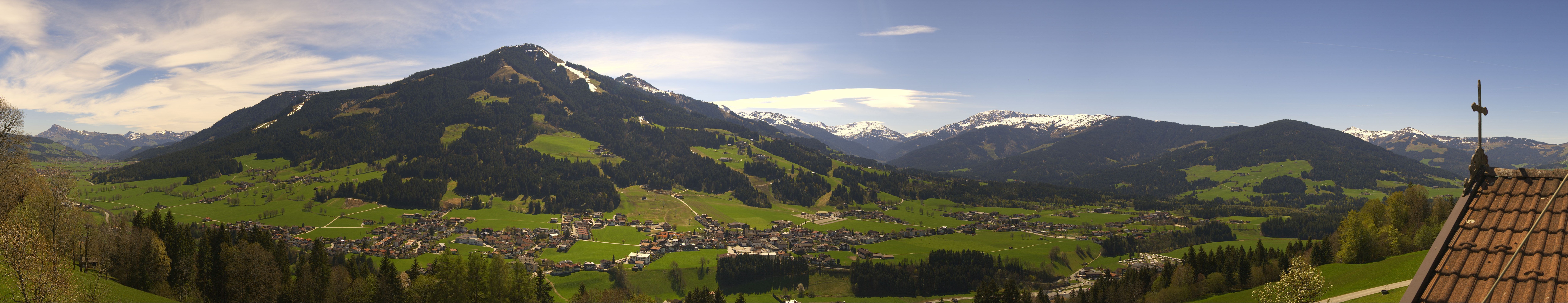 Archiv Foto Webcam Dorfkamera über Westendorf am Wilden Kaiser