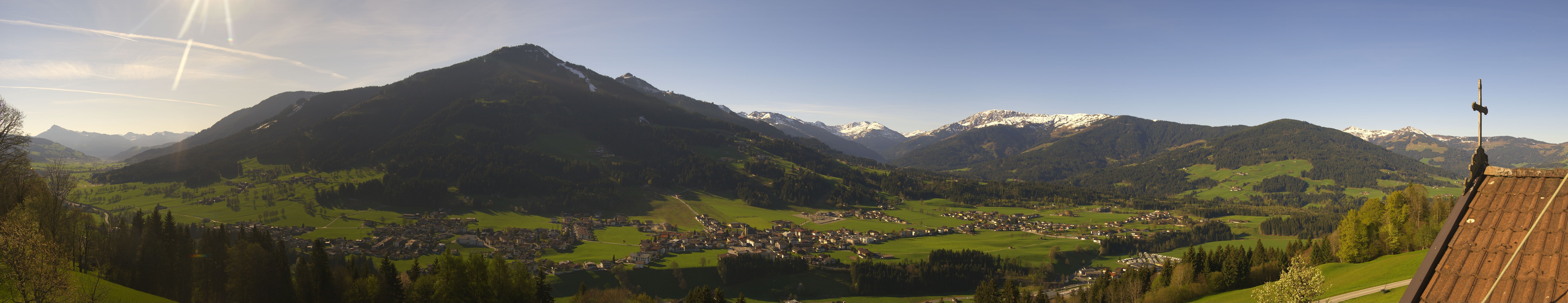 Archiv Foto Webcam Dorfkamera über Westendorf am Wilden Kaiser