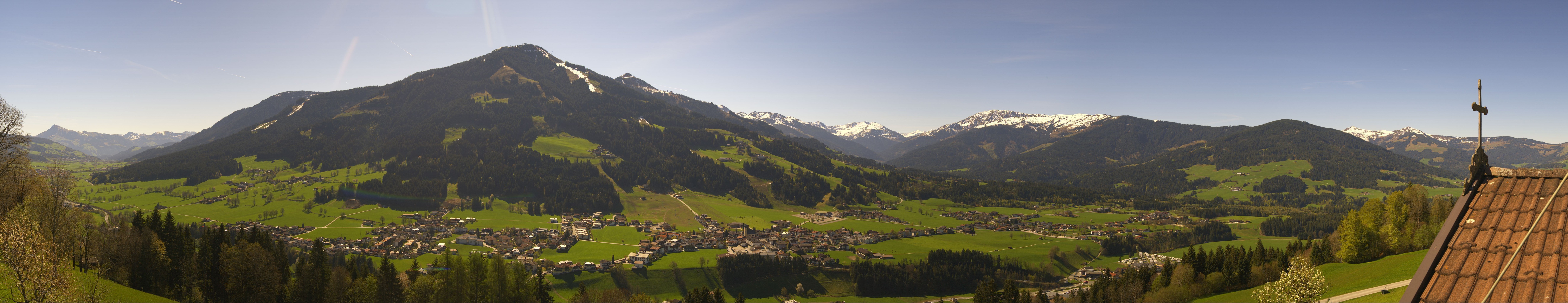 Archiv Foto Webcam Dorfkamera über Westendorf am Wilden Kaiser