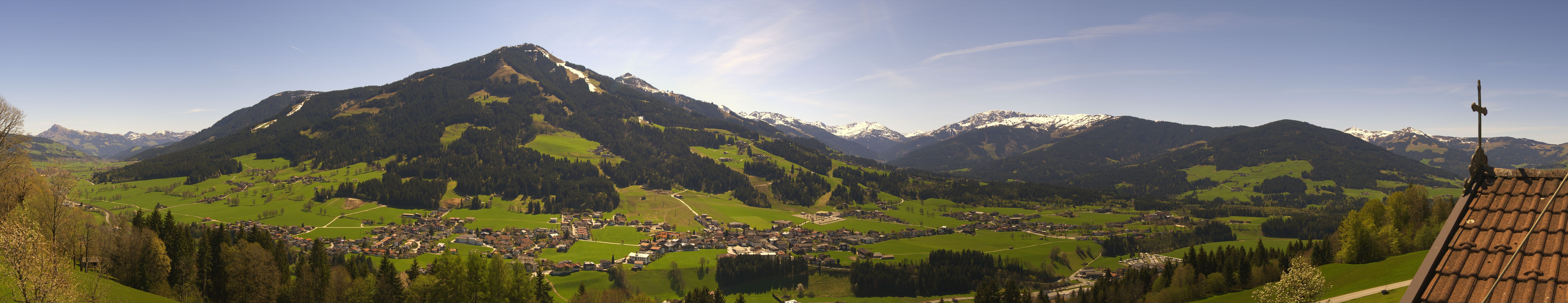 Archiv Foto Webcam Dorfkamera über Westendorf am Wilden Kaiser
