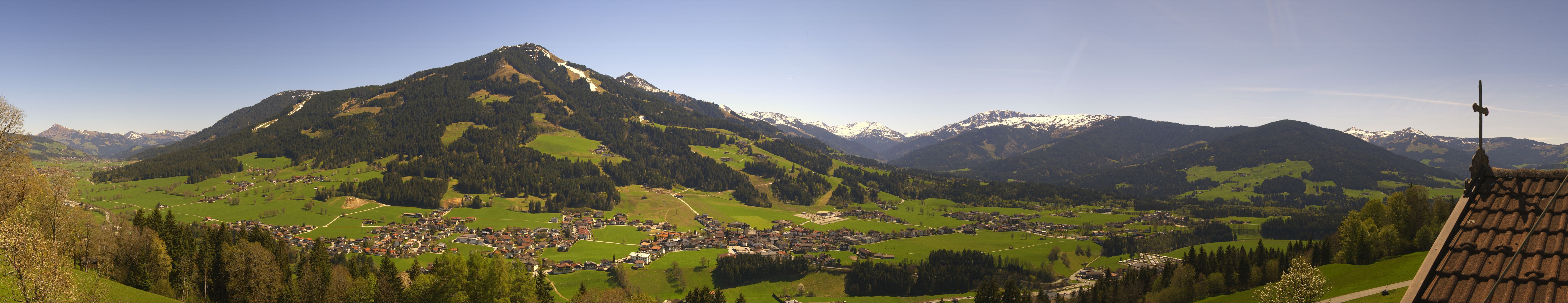 Archiv Foto Webcam Dorfkamera über Westendorf am Wilden Kaiser